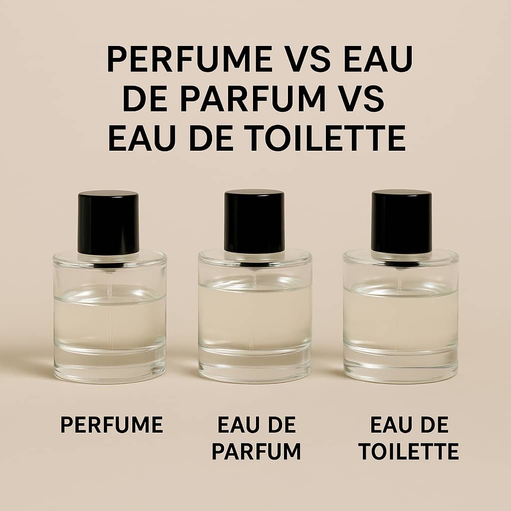 Perfume vs Eau de Parfum vs Eau de toilette: What's the different?